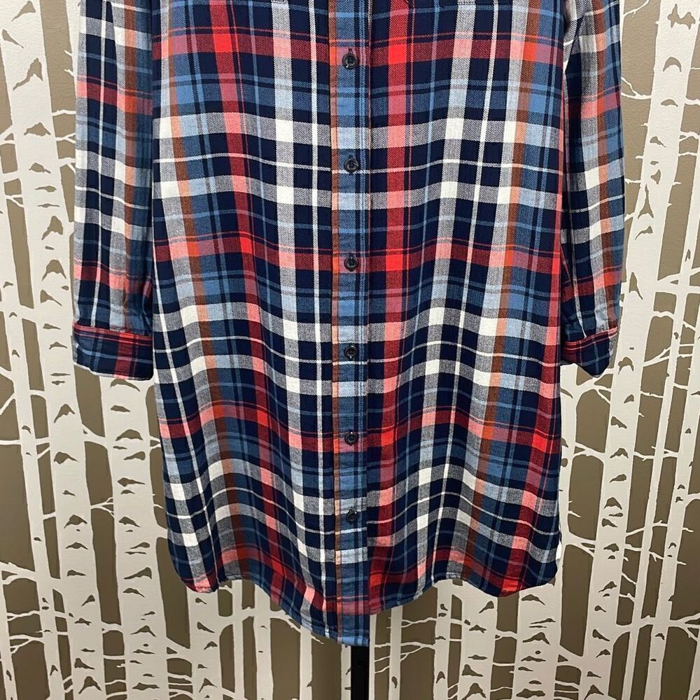 Universal Thread Plaid Shirt Dress sz M - Picture 6 of 9